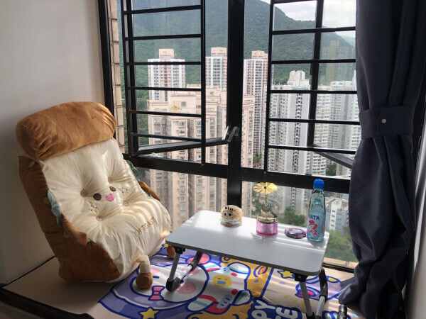 打折出租新港城中心朝南山景房单间/大型商场地铁上盖/直通红磡/楼下巴士十分钟直达中大