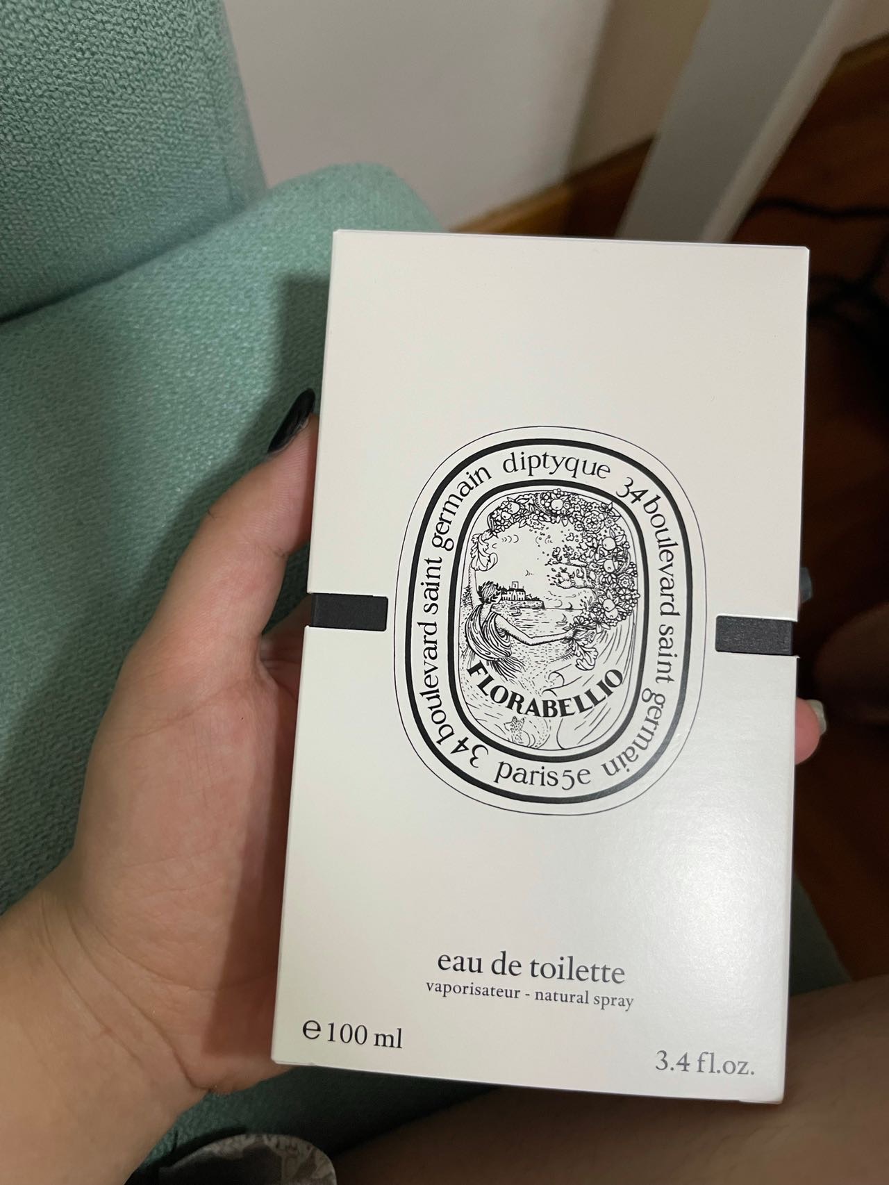 Diptyque香水 Flory 100毫升 9成新 用了一点点 海港城专柜1200港币购入