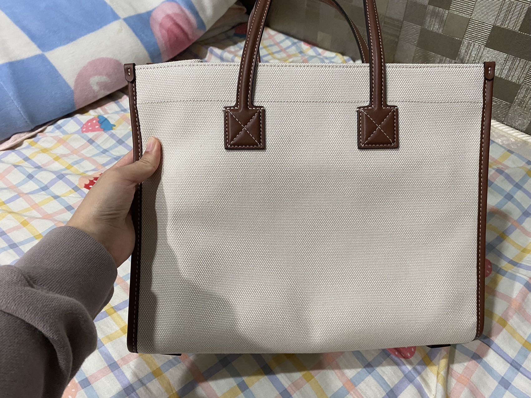 Burberry帆布袋中号